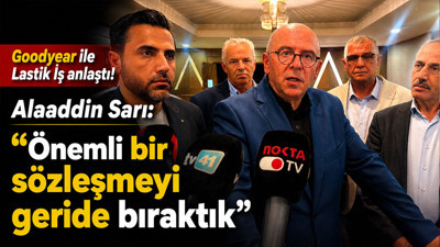 Goodyear ile Lastik İş anlaştı! Alaaddin Sarı: Önemli bir sözleşmeyi geride bıraktık