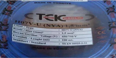 Bu kabloları sakın kullanmayın: Yangın riski var! - Resim : 1