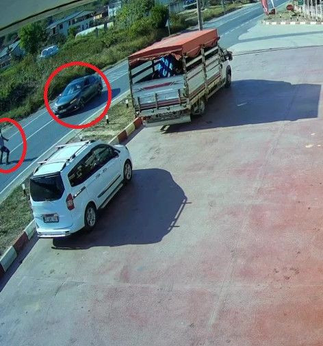 Hayat kurtaran refleks! Ölümden zıplayarak kurtuldu - Resim: 2