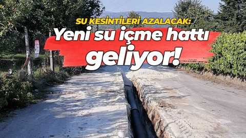 Kartepe’ye yeni içme suyu hattı geliyor! Hatlar birbirine bağlanıyor
