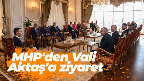 MHP'den Vali Aktaş'a ziyaret