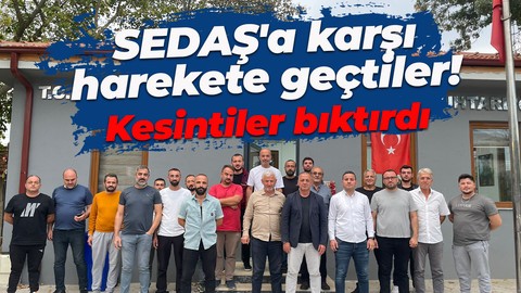 Derbent, Acısu, Maşukiye SEDAŞ'a karşı harekete geçti! Kesintiler bıktırdı