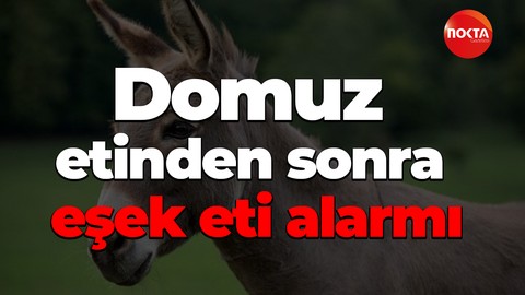 Domuz etinden sonra eşek eti alarmı