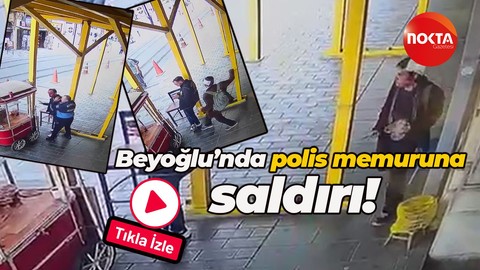 İstanbul Beyoğlu’nda polise bıçaklı saldırı! Tedavisi devam ediyor
