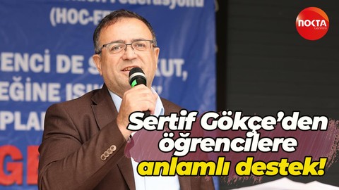 Sertif Gökçe Bir Öğrenci de Sen Okut, Geleceğine Işık Tut etkinliği’ne katıldı