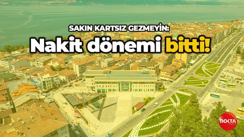 Artık Karamürsel’de para geçmeyecek! Ya Kentkart ya da kredi kartı