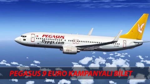Pegasus 9 Euro Kampanyalı Hatlar: Pegasus İndirimli Bilet Nasıl Alınır?
