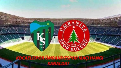 Kocaelispor Ümraniyespor maçı saat kaçta, hangi kanalda? Kocaelispor Ümraniyespor maçı şifresiz mi?