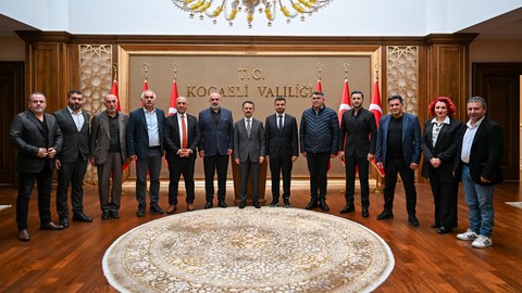 İlhami Aktaş'tan Kocaeli Sivas Dernekler Federasyonu ziyareti