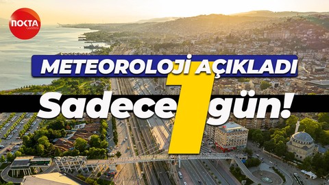 Meteoroloji Kocaeli hava durumunu açıkladı! Sadece bir gün yağış var
