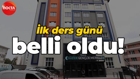 Güzide Gençlik Merkezi'nde ilk ders günü belli oldu!