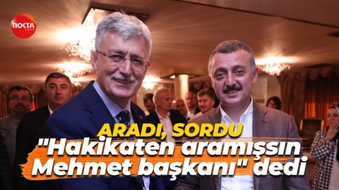 Tahir Büyükakın aradı, sordu. “Hakikaten aramışsın Mehmet Ellibeş’i” dedi