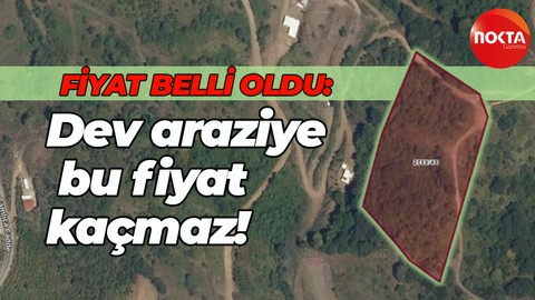 Başiskele’de icradan taşınmaz! Dev araziye bu fiyat kaçmaz