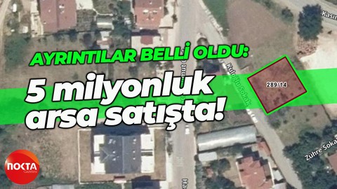 Kocaeli'de 5 milyonluk arsa satışa çıkıyor! İhale tarihi belli oldu
