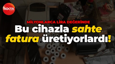 Bu cihazla sahte fatura üretiyorlardı! Tam 57 kişi yakalandı