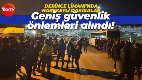 Derince Limanı'nda İsrail bayraklı gemi hareketliliği! Yoğun güvenlik önlemi alındı