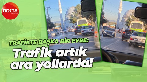 Gölcük İzmit trafiğinde artık başka bir evredeyiz! Trafik artık ara yollarda
