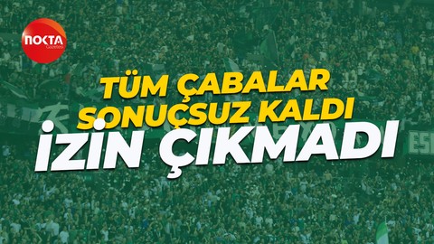 Tüm çabalar sonuçsuz kaldı: Kocaelispor taraftarına izin çıkmadı