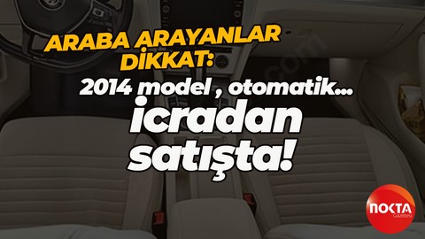 2014 model Volkwagen icradan satışta! Fiyat belli oldu
