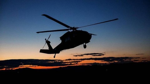 Askeri helikopter düştü: 5 ölü, 3 yaralı