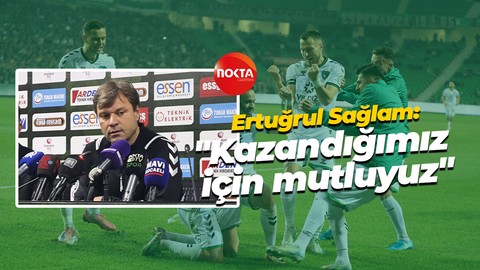 Kocaelispor Teknik Direktörü Ertuğrul Sağlam: "Kazandığımız için mutluyuz"