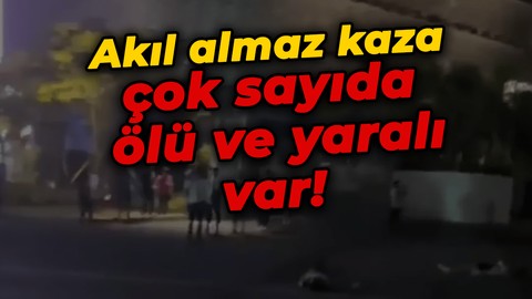 Aracıyla yayaların arasına daldı! Çok sayıda ölü ve yaralı var!