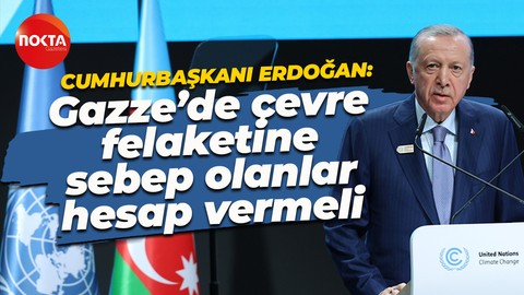 Recep Tayyip Erdoğan İklim Konferansı'nda konuştu: Felakete sebep olanlar bunun hesabını vermeli