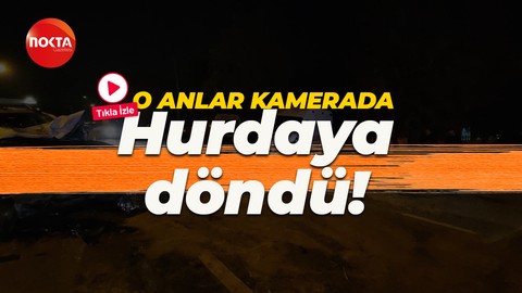 Ambulans ve üç aracın karıştığı feci kaza kameraya yansıdı: 1 ölü!