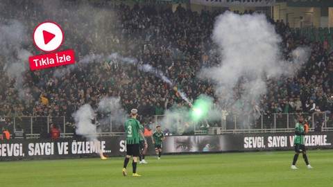 Sakaryaspor – Kocaelispor maçında yaşanan olaylar!