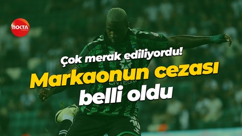 Çok merak ediliyordu. Markao’nun cezası belli oldu!