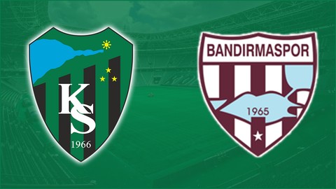 Kocaelispor-Bandırmaspor maçı ne zaman? Hangi kanalda? Saat kaçta?