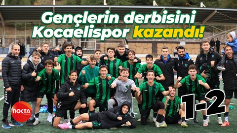 Gençlerin derbisini Kocaelispor kazandı! “1-2”