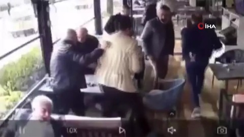 Mado kafe'de silahlı kavga: Vurulma anına ait görüntüler ortaya çıktı