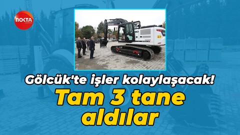 Gölcük Belediyesi makine parkını güçlendiriyor!