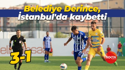 Belediye Derincespor, Beyoğlu Yeni Çarşı’ya diş geçiremedi! “3-1”