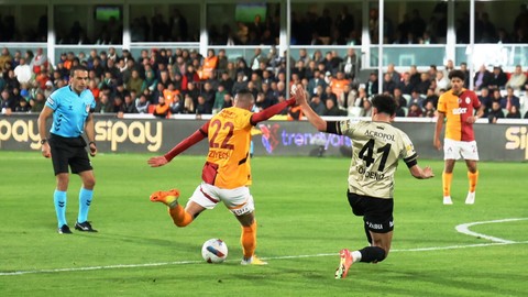 Galatasaray 3 puanı tek golle kaptı: 0-1