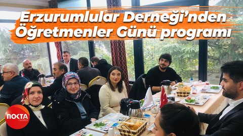 Kocaeli İzmit Erzurumlular Derneği’nden Öğretmenler Günü programı