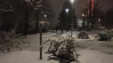 Ankara'da ilk kar sevinci!