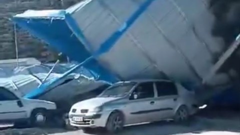 Fırtına can aldı, 1 ölü 1 yaralı