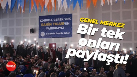 AK Parti Genel merkezi gençlerden bir tek o ilçeyi paylaştı!