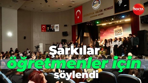 Tüm şarkılar öğretmenler için seslendirildi