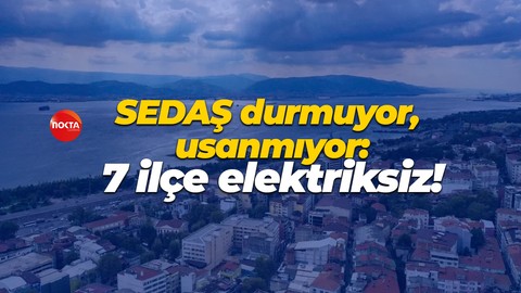 SEDAŞ durmuyor, usanmıyor: Kocaeli'de 7 ilçe elektriksiz!