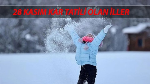28 Kasım Perşembe Okulların Tatil Olduğu İller 2024: Bugün Okullar Tatil Mi?