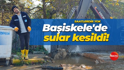 Başiskele'de sular kesildi!
