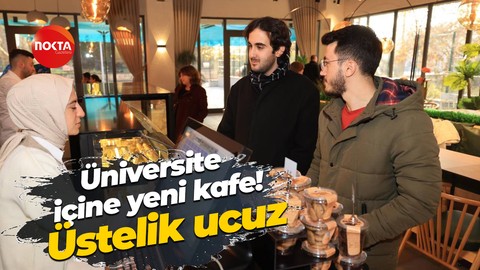 Gebze Teknik Üniversitesi içine Güzide Kafe açıldı!