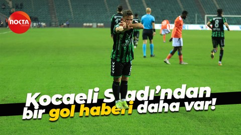 Kocaelispor- Adanaspor maçından bir gol haberi daha var!