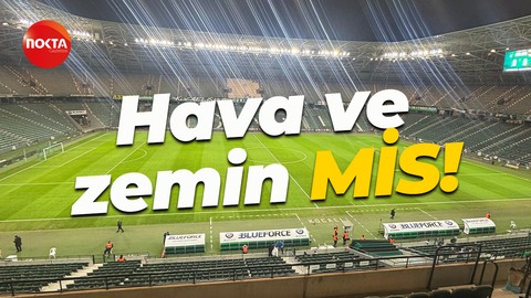 Kocaelispor - Adanaspor maçı öncesinde hava ve zemin MİS!