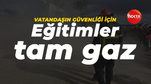 Büyükşehir İtfaiyesi eğitimlere devam ediyor