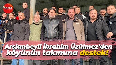 Arslanbeyli İbrahim Üzülmez’den köyünün takımına destek!