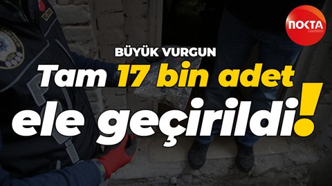 Kocaeli'de Narkotik Suçlarla Mücadele ekipleri tarafından operasyon: 17 bin adet ele geçirildi!